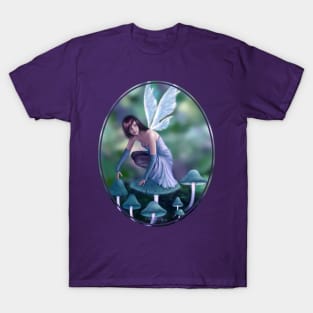 Periwinkle Mushroom Fairy T-Shirt